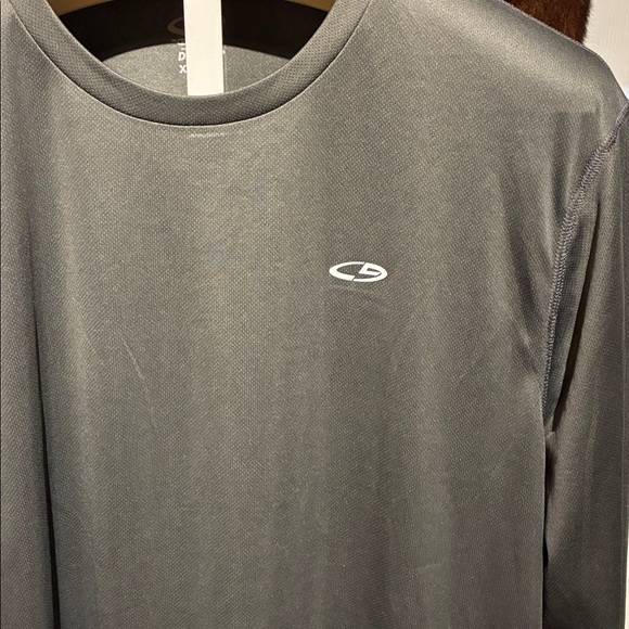 Champion Men's Dark Gray Duo Dry Long Sleeve Shirt - Picture 2 of 8